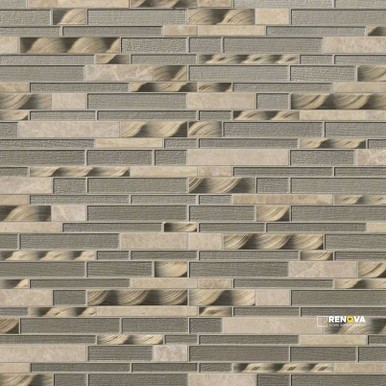 CHAMPAGNE TOAST INTERLOCKING MOSAIC 4MM ( 20 SF PER BOX )