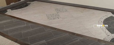 BLACK AND WHITE PEBBLES PATTERN TUMBLED ( 9 SF PER BOX ) - 2