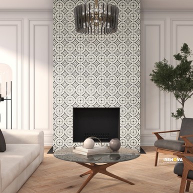 CLARASEA MATTE HEXAGON MOSAIC 1.5" - 12X10