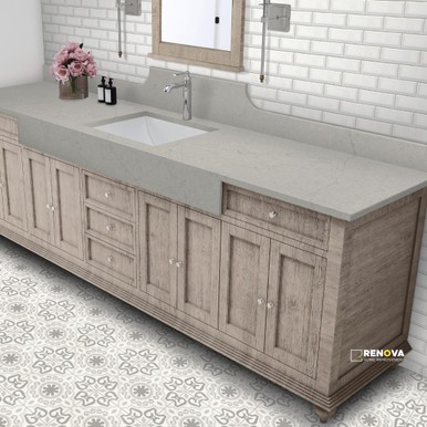 REVALIA REMIX GLOSSY FAN MOSAIC - 14X14