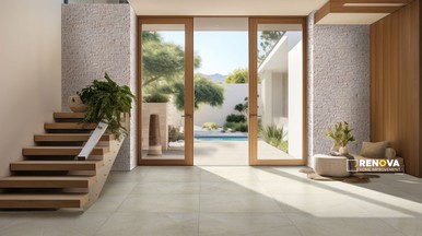 ARTERRA PAVER LIVINGSTYLE CREAM 18X36X2CM ( 9 SF PER BOX ) - 5