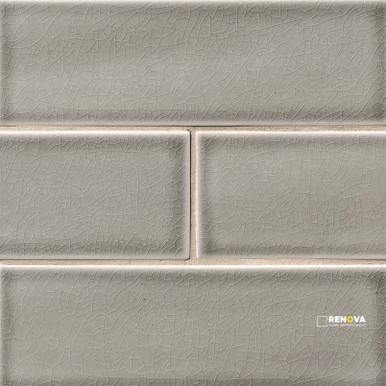 DOVE GRAY GLAZED HANDCRAFTED 4X12 ( 4.995 SF PER BOX ) - 2