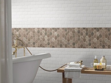 DRIFTWOOD HEXAGON MOSAIC 6MM