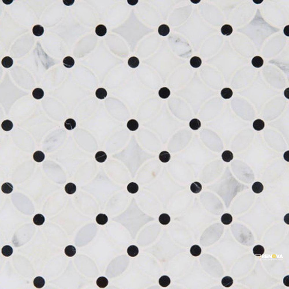 FLORITA PATTERN POLISHED MOSAIC 10MM - 2