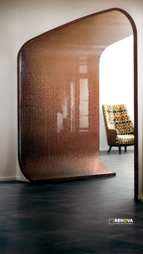 CROSSVILLE GLASS BLOX COFFEE 1X1 MOSAIC .9385 SF/SHT - 2