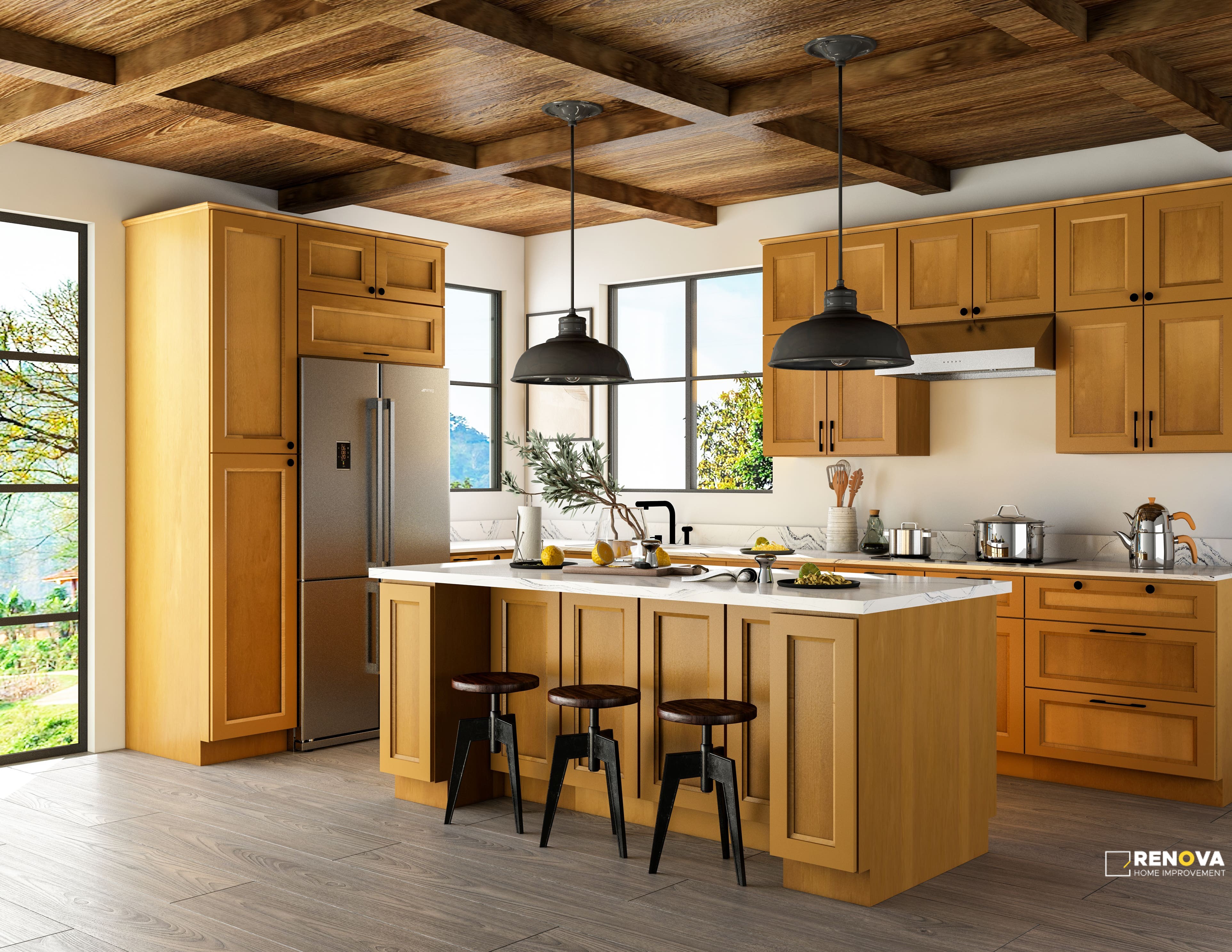Natural Timber (B8) - LUBAN Cabinetry - 2