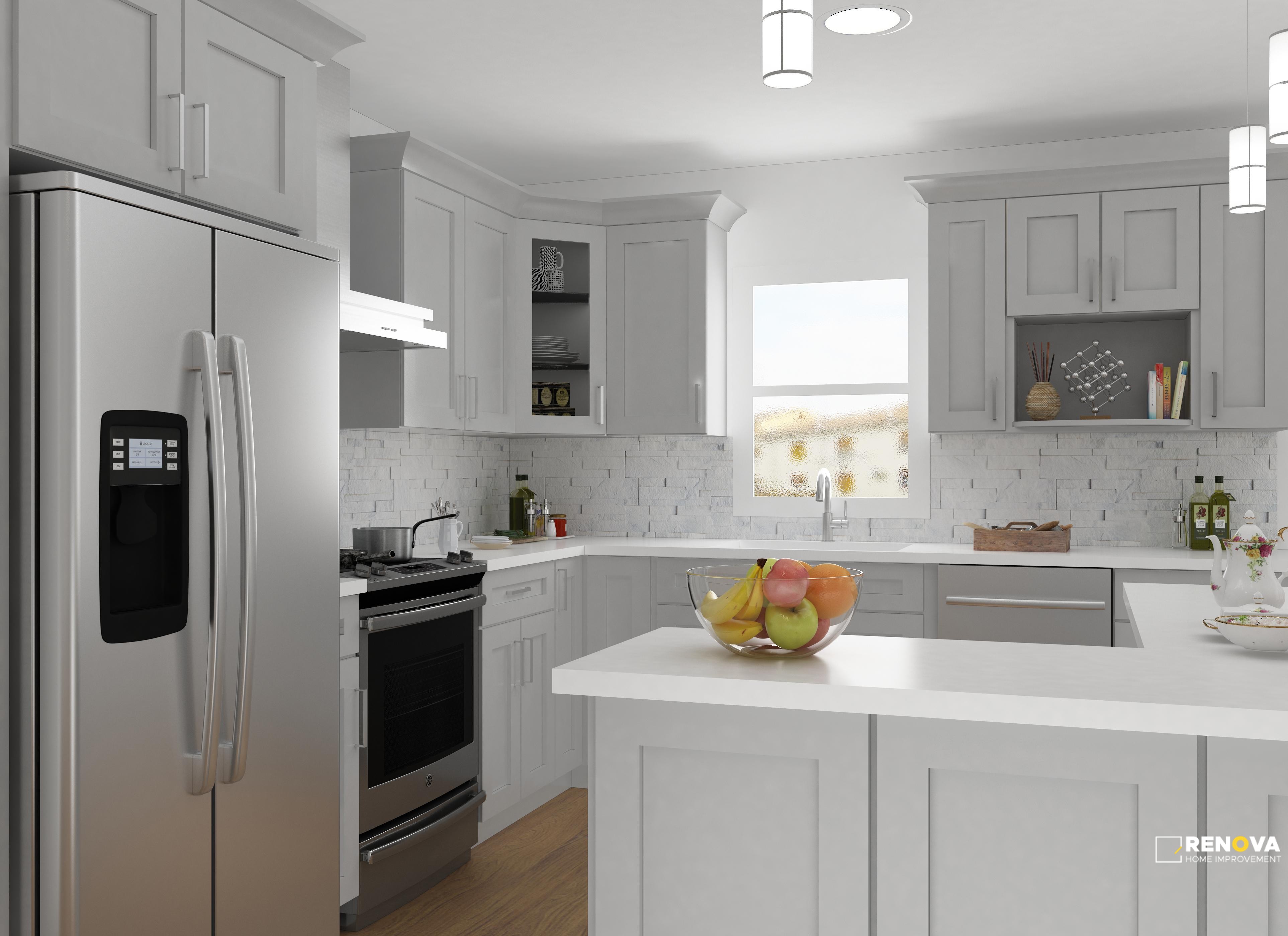 Lava Grey Shaker (S5) - LUBAN Cabinetry - 3