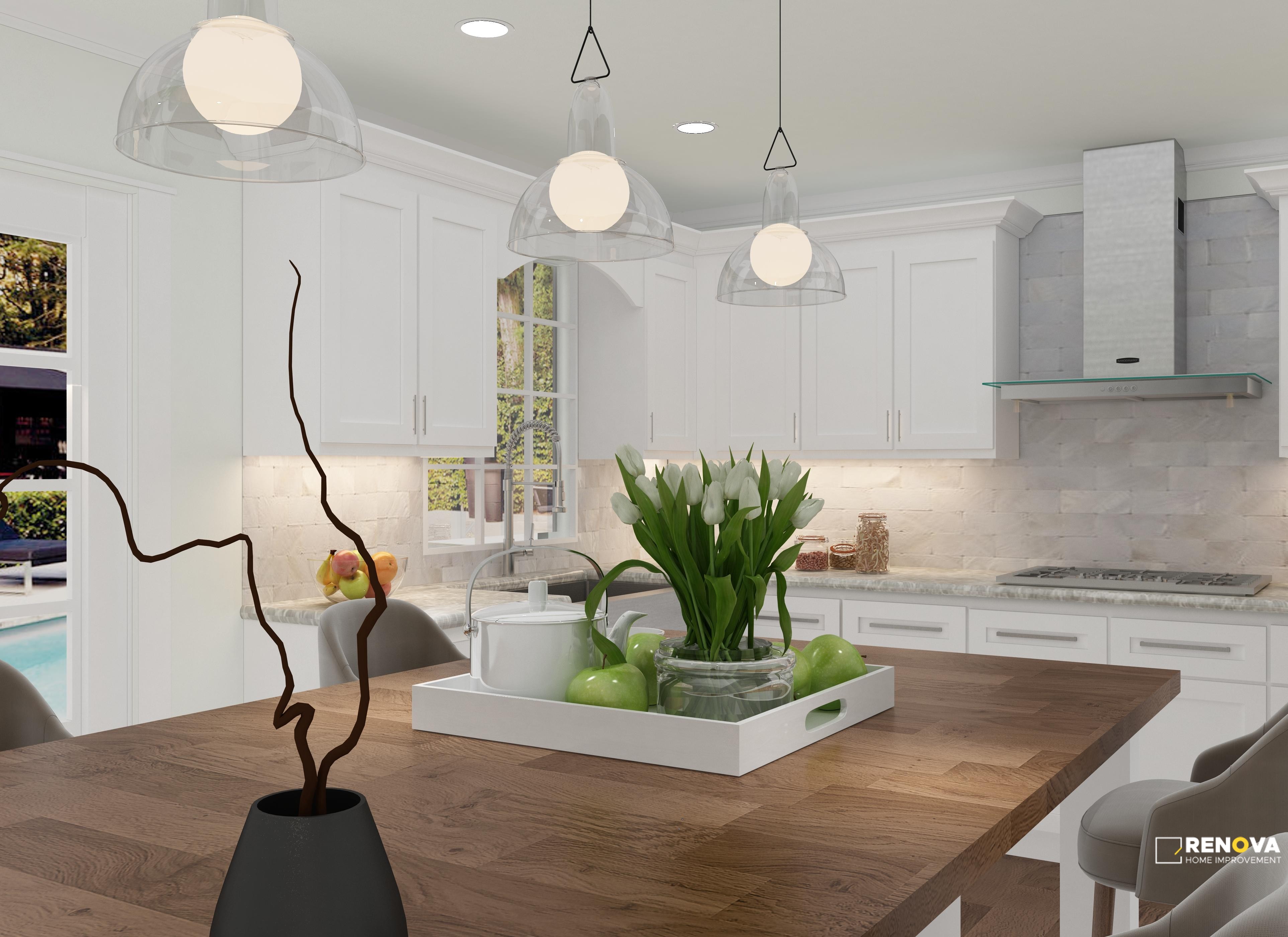 Bright White Shaker (S8) - LUBAN Cabinetry - 4