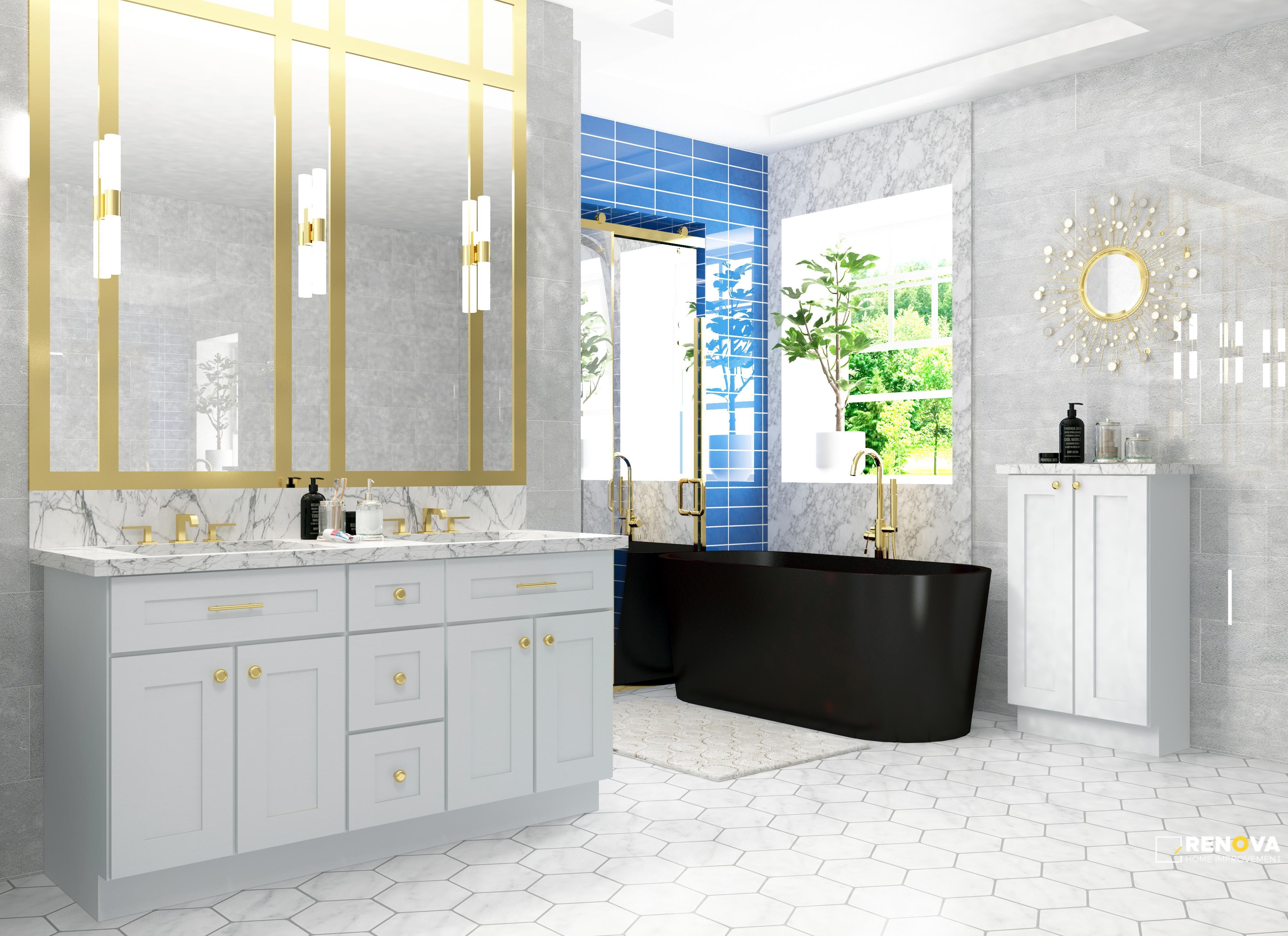 Bright White Shaker (S8) - LUBAN Cabinetry - 5