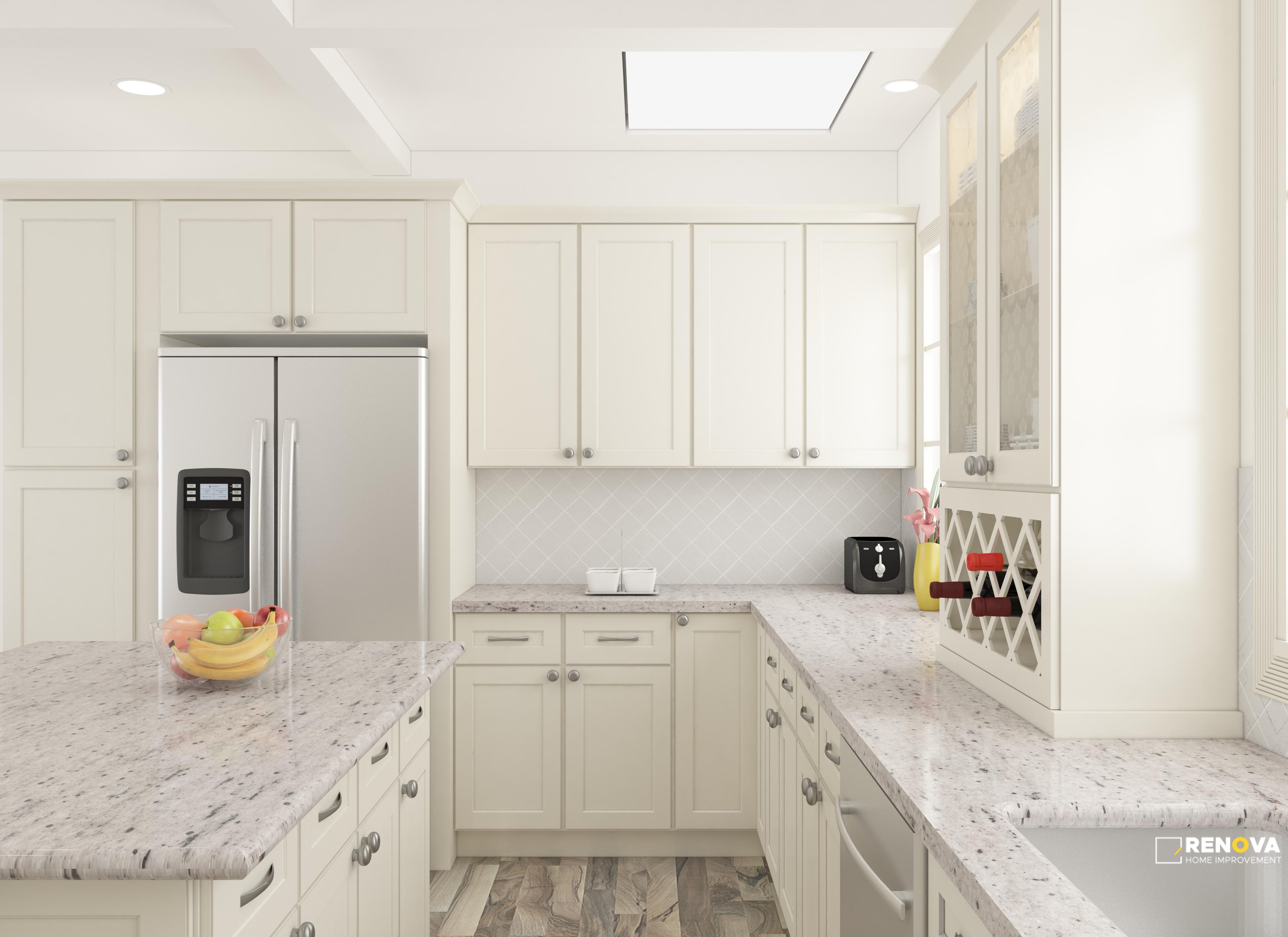 Vivid White (E1) - LUBAN Cabinetry - 2