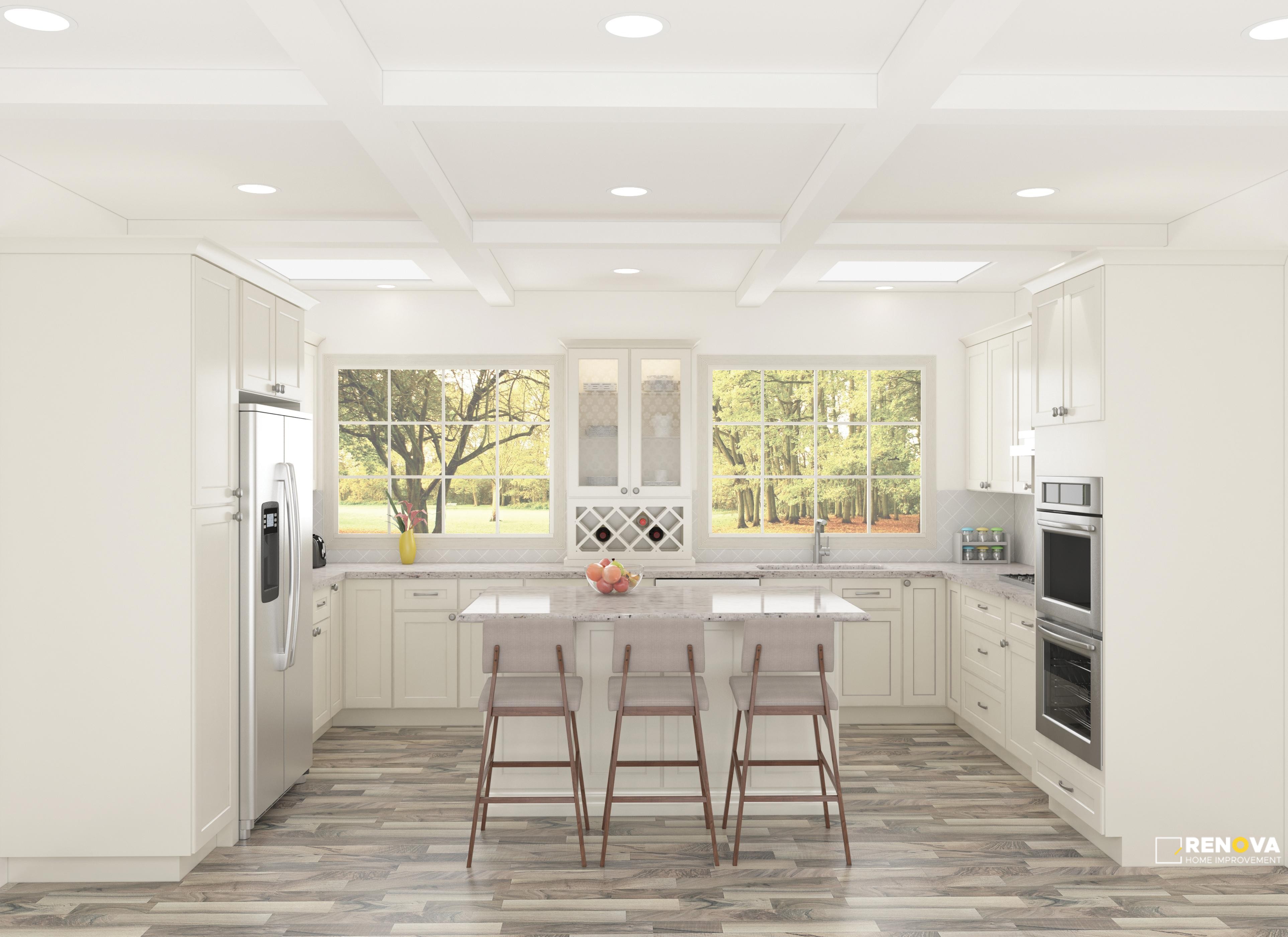 Vivid White (E1) - LUBAN Cabinetry - 3