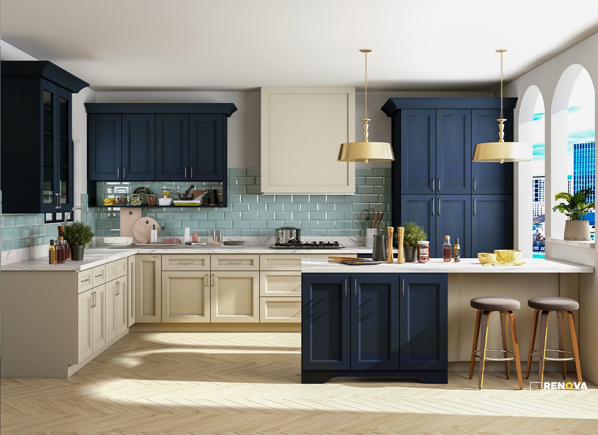 Valhalla Blue (B7) - LUBAN Cabinetry - 2