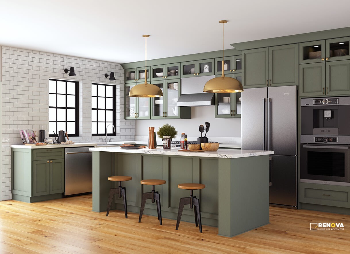 Sage Green (E3) - LUBAN Cabinetry - 2
