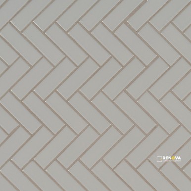 RETRO GRAY HERRINGBONE 6MM GLOSSY ( 13.8 SF PER BOX ) - 2
