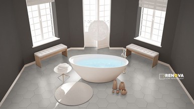 HEXLEY DOVE 9X10.5 HEXAGON ( 6.888 SF PER BOX ) - 3