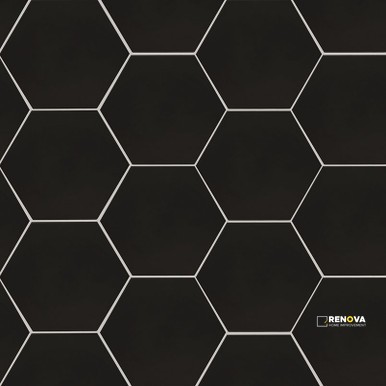 HEXLEY GRAPHITE 9X10.5 HEXAGON ( 6.888 SF PER BOX ) - 3