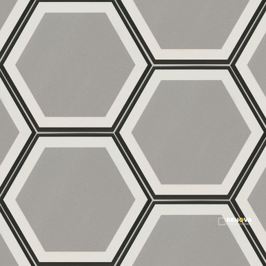 HEXLEY HIVE 9X10.5 HEXAGON ( 6.888 SF PER BOX ) - 6