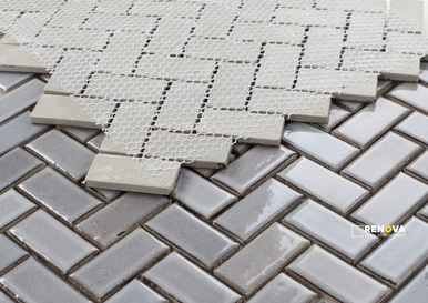 TANGO GREY MOSAIC 9.5" X 11" - 2