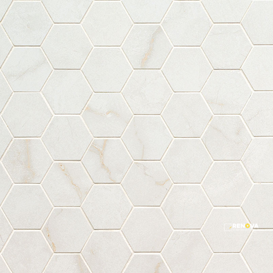 BRIGHTON GOLD 2X2 HEXAGON POLISHED MOSAIC ( 7.36 SF PER BOX )