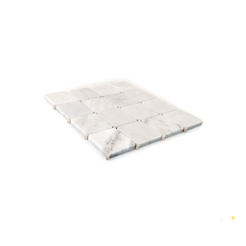 CHAPTER 15 - STATUARIO OCTAGON BOTTICINO DOT MOSAIC 11-1/4" X 11-1/4" - 3