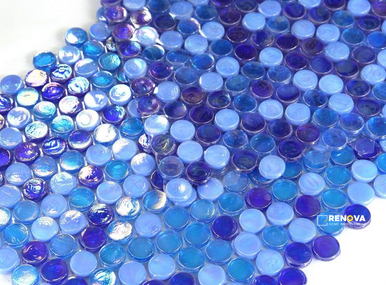 LAGUNA OCEAN PENNY MOSAIC 11.25" X 11.25" - 2