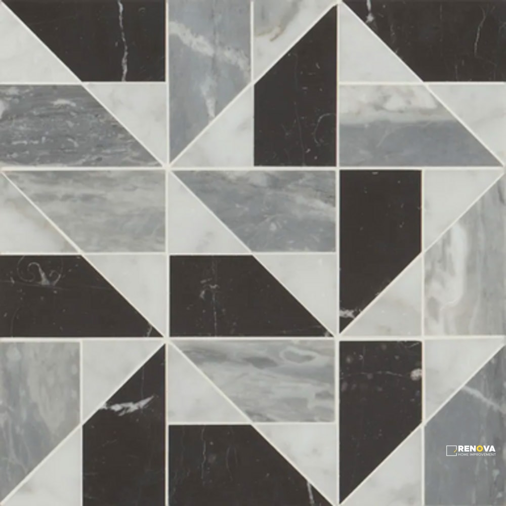 MODNI QUIN BLEND MOSAIC HONED 11-5/8" X 11-5/8" - 4