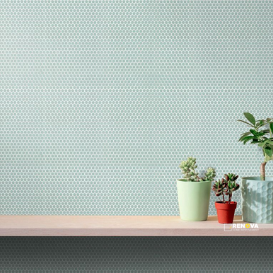 GEOMETRO 2.0 GLASS MATTE HEXAGON MOSAIC 12" X 12" - 9
