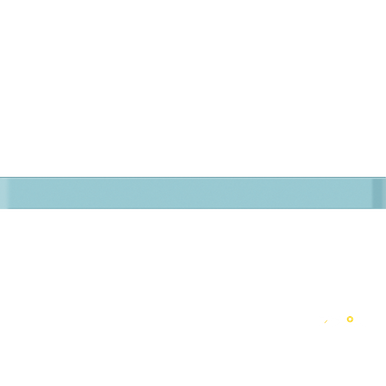 CROSSVILLE GLASS BLOX CLEAR SKY 1/2X6 LINER BAR