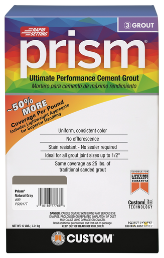 CUSTOMS ASH PRISM GROUT 17LB - 2