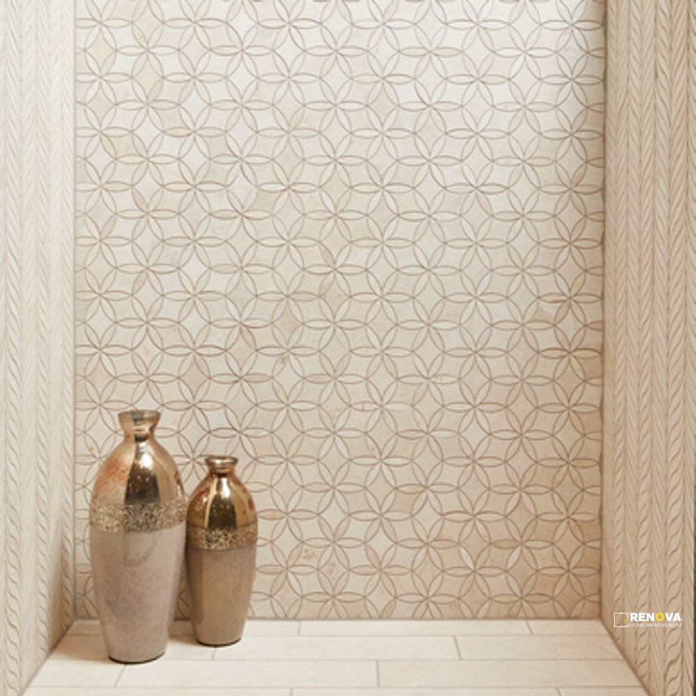 TERRA NOVA HONED FLOWER MOSAIC