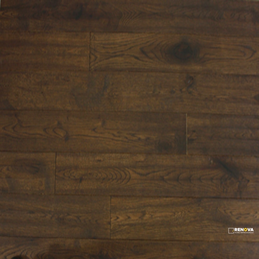 OAK WIRE BRUSHED GROUP 1 3-1/2" - SOLID - CRESTWOOD - 2