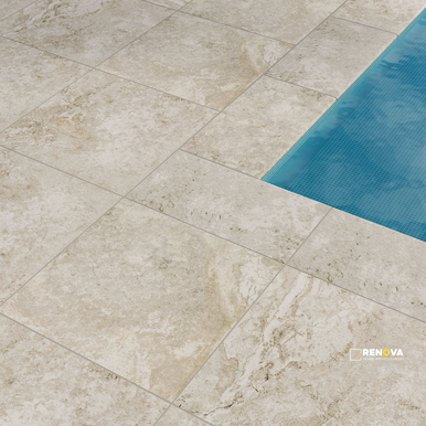 ARTERRA PAVER TREVI SILVER 24X24 2CM - 4
