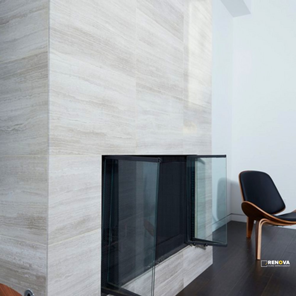 SILVER BEIGE HONED VEIN CUT 16" X 24" - 4