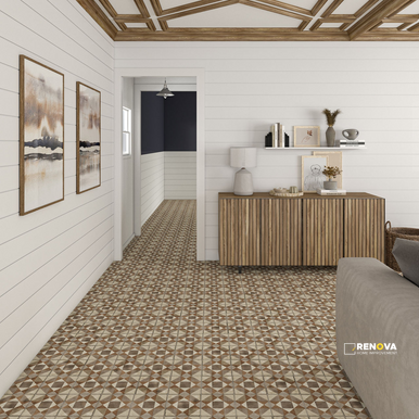 QUARTETTO MATTE FIGURA DECO 8X8 - 3