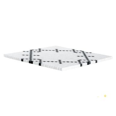 CHAPTER 18 - ROTUNDA NERO MARQUINA AUGUSTA MOSAIC ON 12-5/8" X 12-5/8" - 5