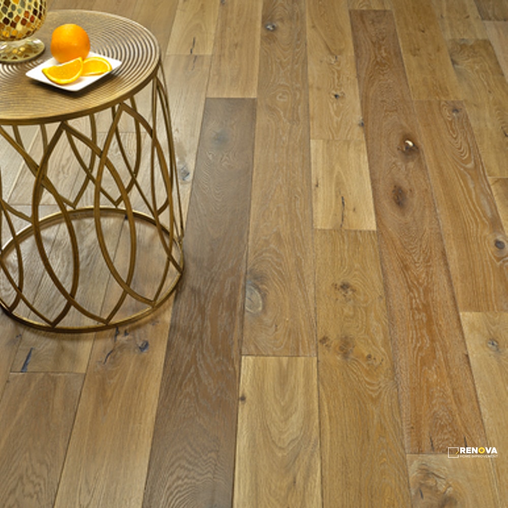 OAK NOVELLA WIREBRUSHED W/NUOIL 6" - ENGINEERED - HALLMARK - 6