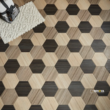 SHIBUSA PRESSED HEXAGON 9" X 11" - 2