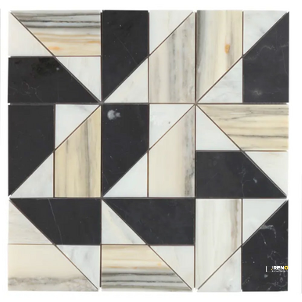 MODNI QUIN BLEND MOSAIC HONED 11-5/8" X 11-5/8" - 2
