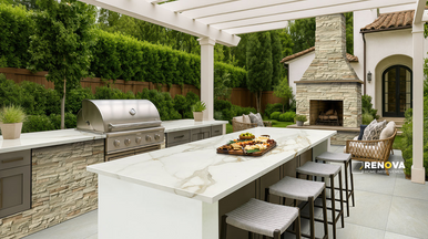 ARTERRA LEGIONS PAVER QUARTZ WHITE 24X24 ( 8 SF PER BOX ) - 3