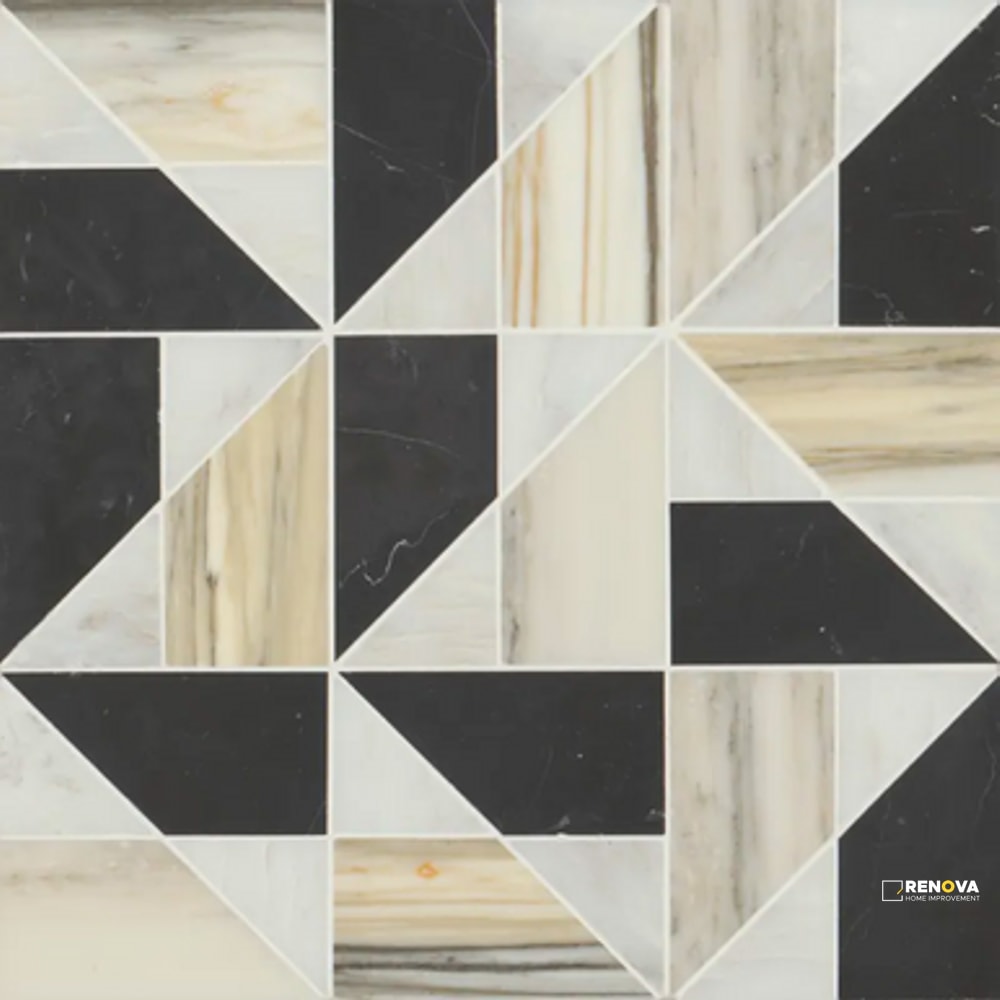 MODNI QUIN BLEND MOSAIC HONED 11-5/8" X 11-5/8" - 3