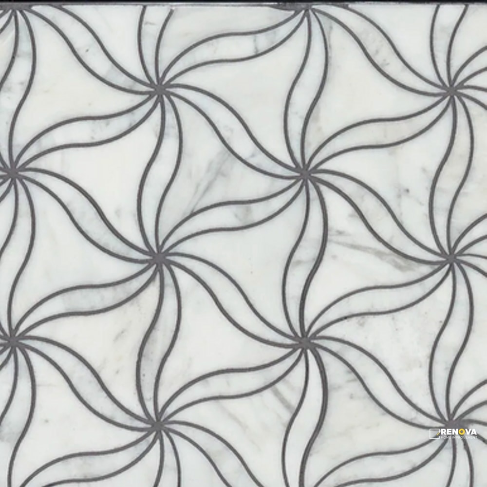 BLANC HONED PETAL MOSAIC - ARITI960 - 3
