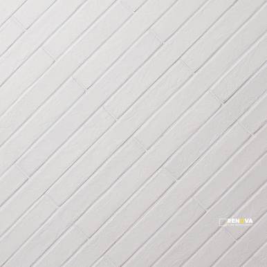 BRICKSTONE WHITE 2X18 MATTE ( 8 SF PER BOX ) - 6