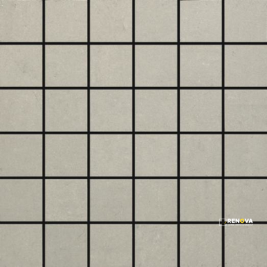 GREY LIGHT MATTE MOSAIC 12" X 12"