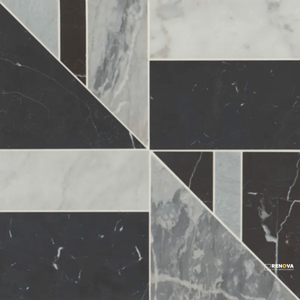 MODNI LENNOX BLEND MOSAIC HONED 16" X 16" - 5