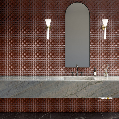 ARTEFINO VINTAGE FLORET GLOSSY MOSAIC 2MM - 12X12 - 5