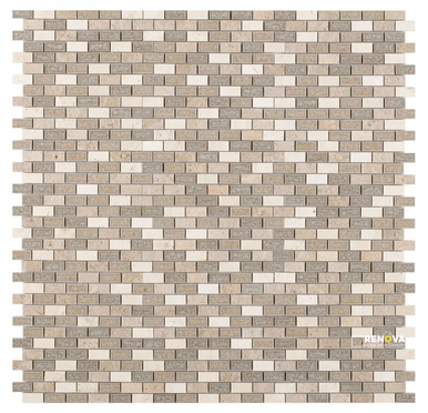 SWISS BRICK MOSAIC 11.75" X 11.75" - 4
