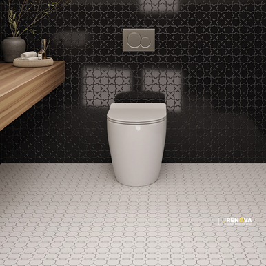 LE CAFE MATTE OCTAGON WHITE MOSAIC - 3