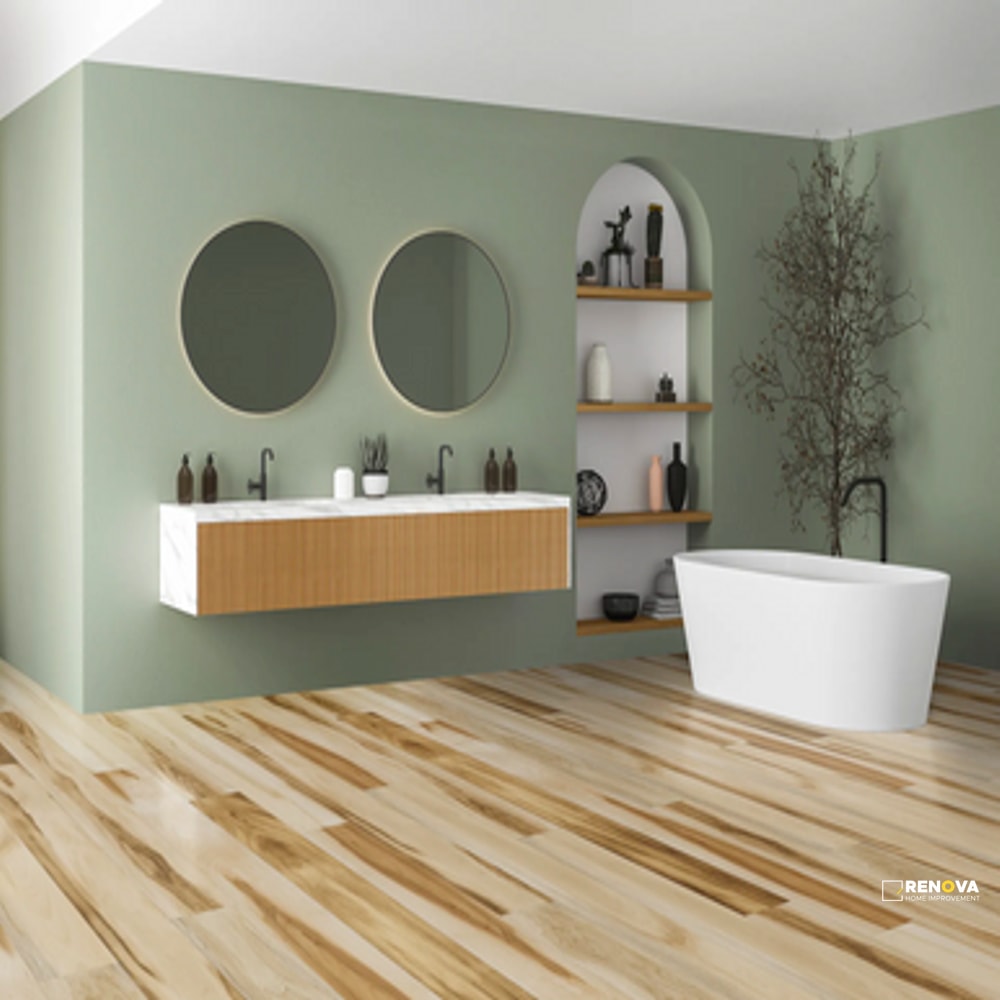 CALI WINDANSEA HIGH TIDE HUNTINGTON HICKORY EXTRA WIDE CLICK 8-3/4" X 72" - 3