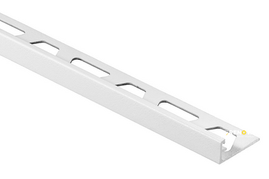 KERDI SCHLUTER TRENDLINE SCHIENE A100MBW MATTE BRIGHT WHITE COLOR COATED 3/8"
