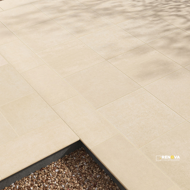 ARTERRA PAVER CEMENTIQUE TALC 24X24X2CM  ( 8 SF PER BOX ) - 2
